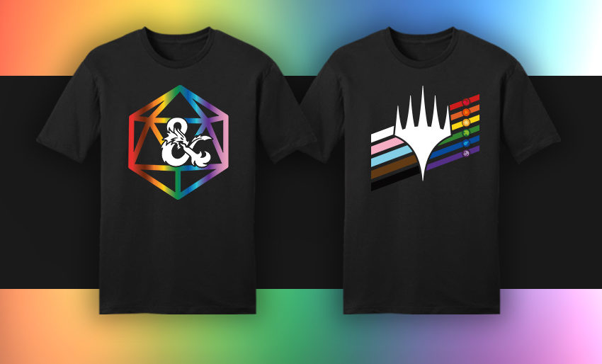 Grab a Pride D&D shirt from WotC to celebrate Pride month